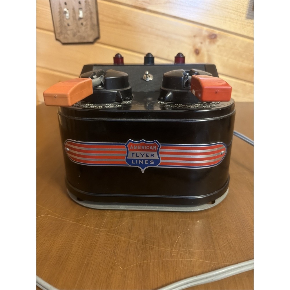 American Flyer Train No. 18B 190 Watt "Twin Power" Dual Transformer A.C. Gilbert